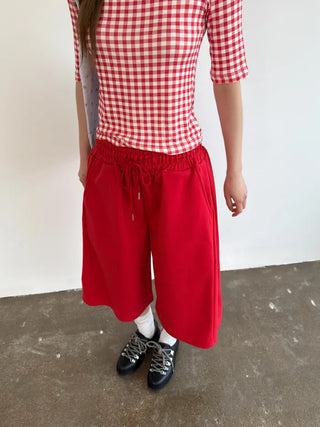 [6 colors] Fold Bermuda Shorts