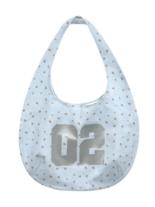 [2 colors] Floral Shoulder Bag