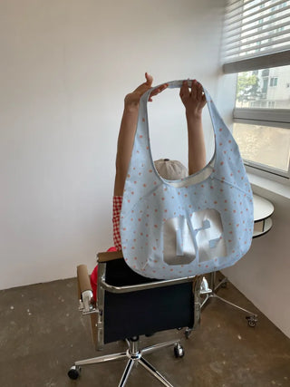 [2 colors] Floral Shoulder Bag