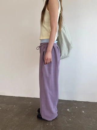 [5 colors] Pigmented Wide Sweatpants
