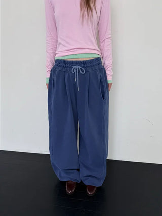 [5 colors] Pigmented Wide Sweatpants