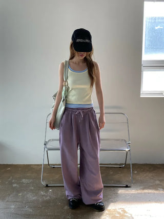 [5 colors] Pigmented Wide Sweatpants