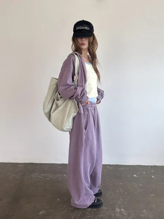 [5 colors] Pigmented Wide Sweatpants