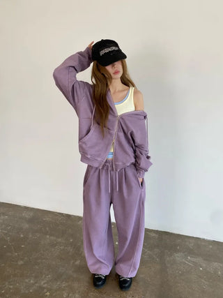 [5 colors] Pigmented Wide Sweatpants