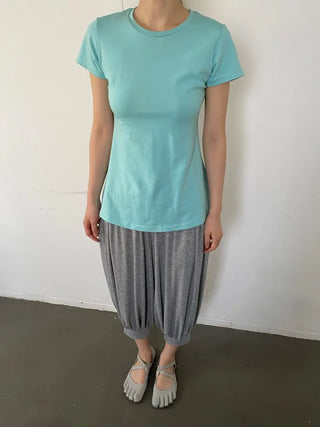 [4 colors] Striped Long T-shirt