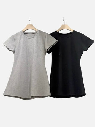 [4 colors] Striped Long T-shirt