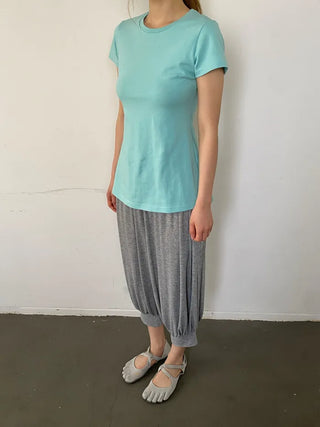 [4 colors] Striped Long T-shirt
