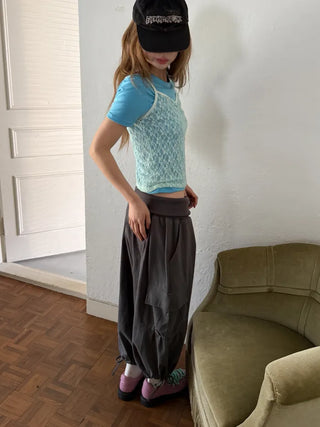 [3 colors] Soda Lace Sleeveless