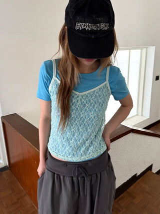 [3 colors] Soda Lace Sleeveless