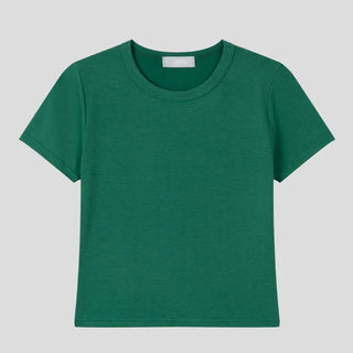 [9 colors] Tencel Short-Sleeve T-Shirt