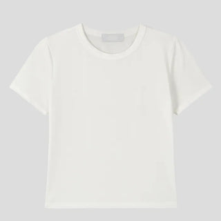 [9 colors] Tencel Short-Sleeve T-Shirt