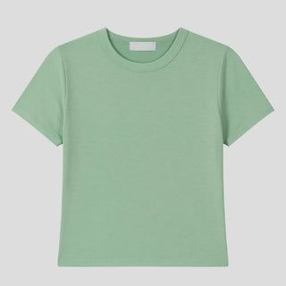 [9 colors] Tencel Short-Sleeve T-Shirt