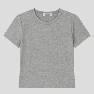 [9 colors] Tencel Short-Sleeve T-Shirt