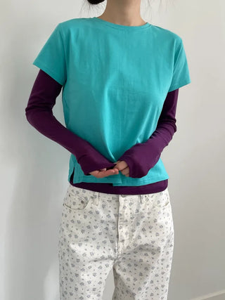 [9 colors] Tension Silk T-shirt