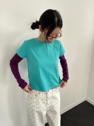 [9 colors] Tension Silk T-shirt