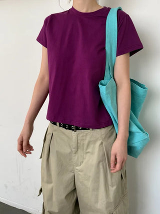 [9 colors] Tension Silk T-shirt