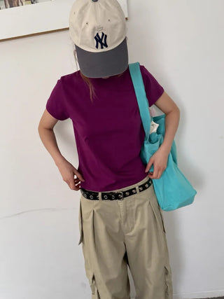 [9 colors] Tension Silk T-shirt