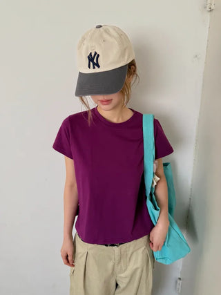 [9 colors] Tension Silk T-shirt