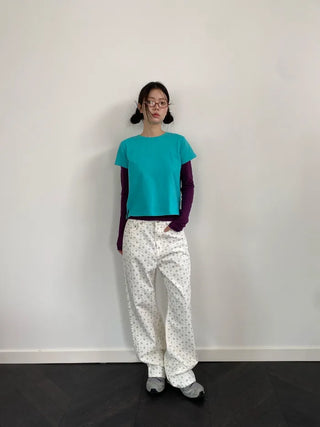 [9 colors] Tension Silk T-shirt