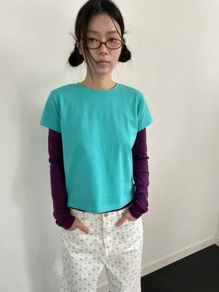 [9 colors] Tension Silk T-shirt