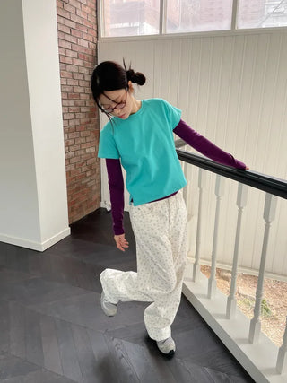 [9 colors] Tension Silk T-shirt
