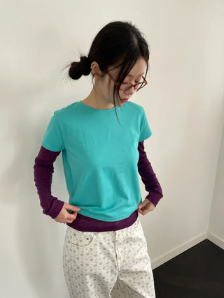 [9 colors] Tension Silk T-shirt