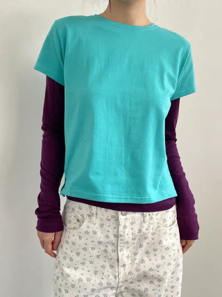 [9 colors] Tension Silk T-shirt