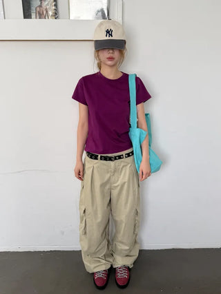 [9 colors] Tension Silk T-shirt