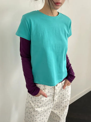 [9 colors] Tension Silk T-shirt