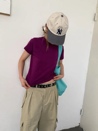 [9 colors] Tension Silk T-shirt