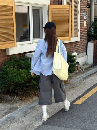 [5 colors] Highlight Canvas Bag