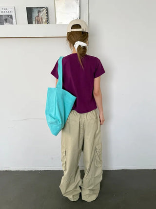 [5 colors] Highlight Canvas Bag