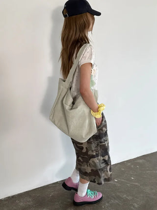 [5 colors] Highlight Canvas Bag