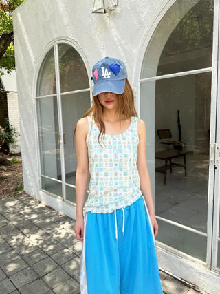[2 colors] Toy Double Sleeveless