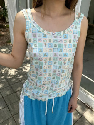 [2 colors] Toy Double Sleeveless