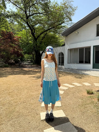 [2 colors] Toy Double Sleeveless
