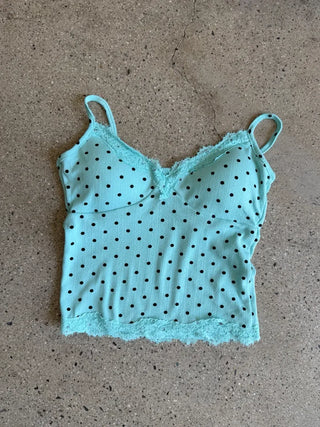 [4 colors] Dot Pad Bra Top