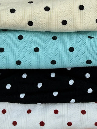 [4 colors] Dot Pad Bra Top