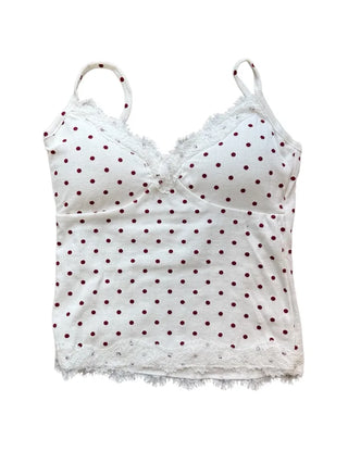 [4 colors] Dot Pad Bra Top