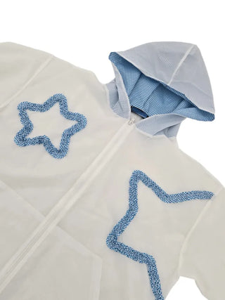 [2 colors] Star Frill Windbreaker