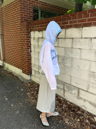 [2 colors] Star Frill Windbreaker