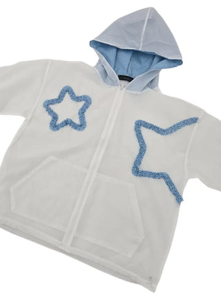 [2 colors] Star Frill Windbreaker