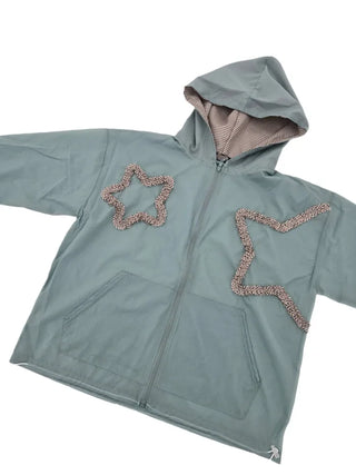 [2 colors] Star Frill Windbreaker