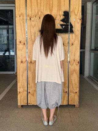 [3 colors] Knee Pad Sweat Bermuda Pants