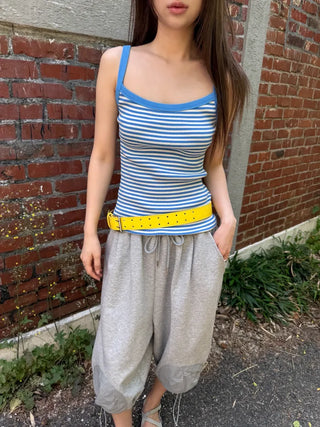 [3 colors] Knee Pad Sweat Bermuda Pants