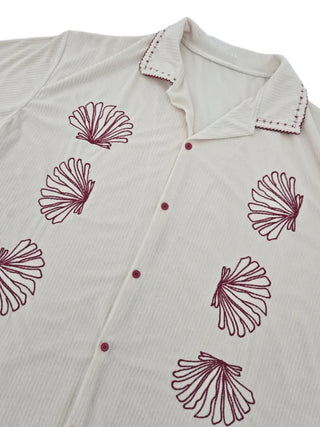 [3 colors] Clam Short-Sleeve Shirt