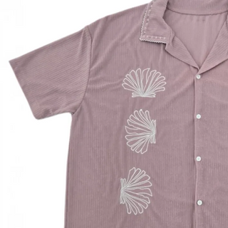 [3 colors] Clam Short-Sleeve Shirt