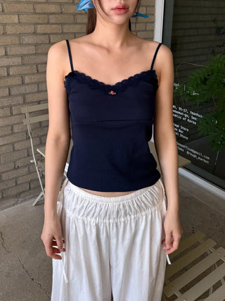 [3 colors] Rose Point Lace Sleeveless