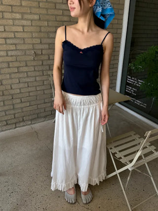 [3 colors] Rose Point Lace Sleeveless