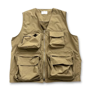 [3 colors] Multi-pocket nylon vest